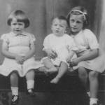 Kathleen, Barbara and Myself early 1941.
