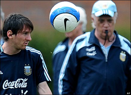 Messi and Basile