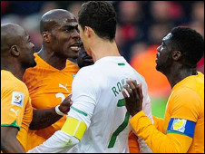 مواجهة انتهت بإنذارين