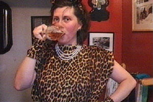 Teresa goes out on the tiles