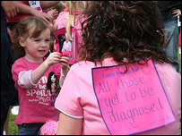 Competitor in the Race for Life