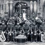 The home guard brass band at Chippenham Town Hall