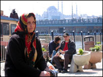 İstanbul'da bir kadın