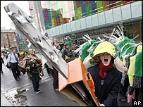 مونٹریال میں ماحولیاتی تبدیلی کے خلاف مظاہرہ