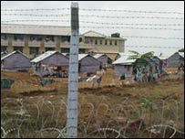 A camp where former LTTE cadres are detained 