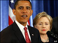 Barack Obama e Hillary Clinton