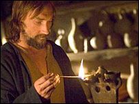 Jesus (Joseph Mawle) prepares for Passover meal