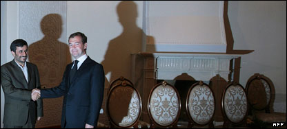 محمود احمدی نژاد و دمیتری مدودف