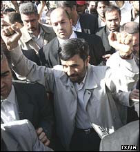 احمدی نژاد در راهپيمايی روز قدس تهران - 20 اکتبر