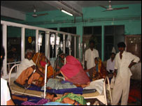 दिमाग़ी बुख़ार के मरीज़