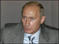 O presidente da Rússia, Vladimir Putin