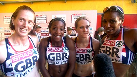 Left to right: Laura Turner, Kadi-Ann Thomas, Emily Freeman, Joice Maduaka.