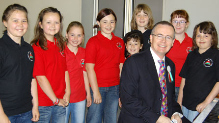 Islwyn Evans a chystadleuwyr Adran Emlyn