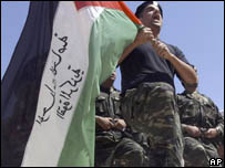 Policiais palestinos