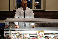 Keith Williams a chynnyrch stâd Glasfryn.