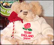 The England Team's lucky mascot