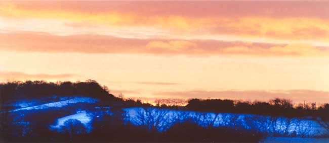 Sunrise over Freehay