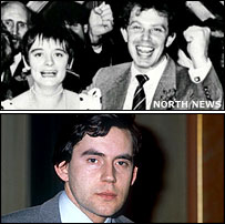 Tony Blair e Gordon Brown 