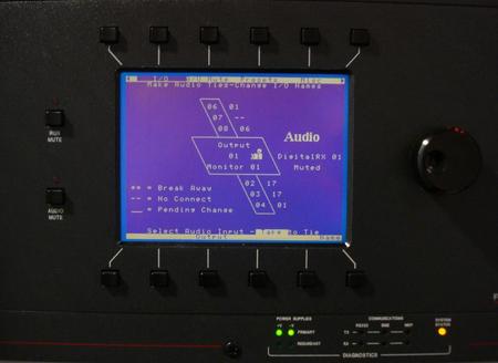 Audio selector in test farm