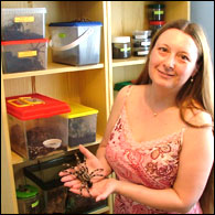 Su with an 8 legged friend