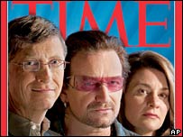 روی جلد مجله تايم