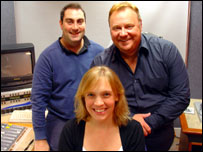 Richard Lewis, Ben Orr and Producer Jo