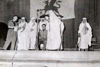 Y seremoni gadeirio yn Eisteddfod yr Aifft.