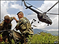 Soldados colombianos