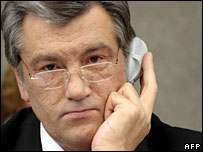 Ông Viktor Yushchenko ngày 5 tháng 2 năm 2008