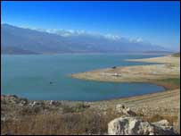 Lago Qaraaoun, no Líbano