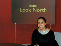 Tiaba Ali in the Look North Studio