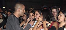 Adil and crowd