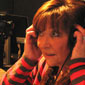 Eithne Crothers recording her story in the BBC Radio Ulster studio