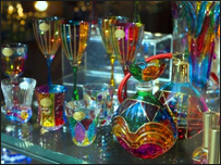 شيشه های رنگه