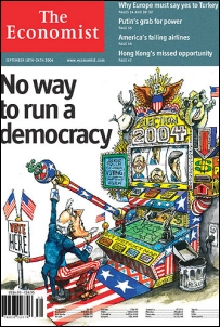 17 Eylül tarihli The Economist dergisinin kapağı