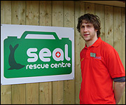 Todd German at Scarborough seal hospital