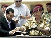 Transferência de poder para os Iraquianos na província de Haysan