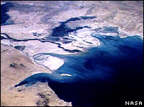 بخش شمالی خلیج فارس در ناحیه اروند رود