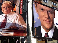 Polonya'da seçim afişleri