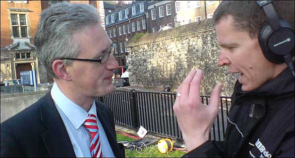 Lembit Opik on the Green