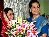 Patil ve Sonya Gandi