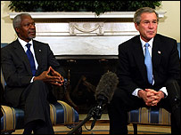 बुश और अन्नान