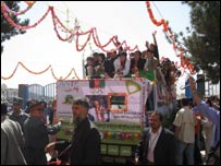 استقبال از نیکپا در فرودگاه کابل