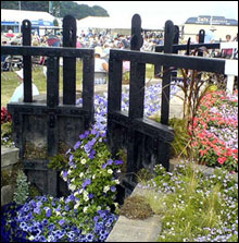 Flower bed at Tatton in 2006