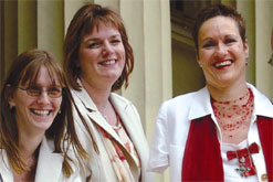 Image: Alison Lapper after she was awarded her MBE