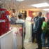 Adil checks out inside the shop