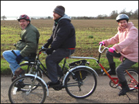 Trio enjoying the scenery