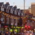 The street lights in action
