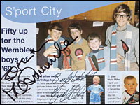 Page from Man City programme
