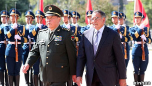 中美国防部长在北京会谈